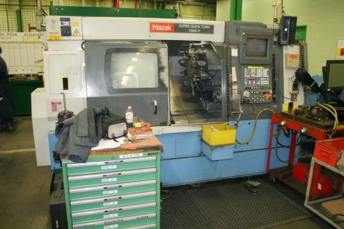 Mazak sqt-15msy cnc multi axis lathe w/live tool sub spindle for sale