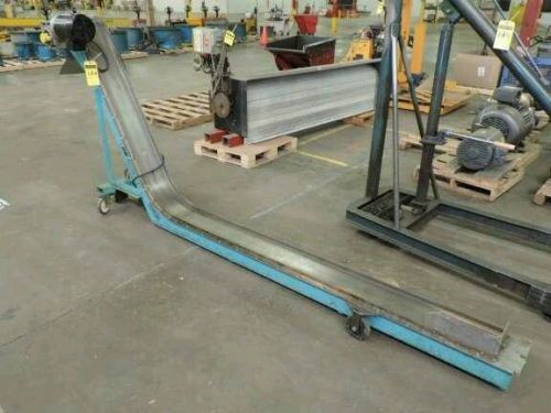 Bunting  Magnetics Co. Incline Conveyor 7.5&#034; x 11&#039; Motor: 1HP 3 phase 220