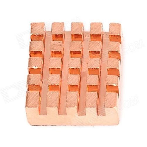 Self-adhesive Copper HeatSinks Cooling Kit fo Raspberry Pi Motherboard 13x13x5mm