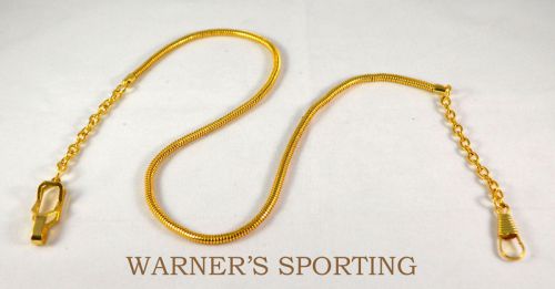 Warner whistle snake chain epaulet clip &gt;gold&lt; 20” uniform for sale