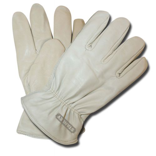 Premium Grain Cowhide Driver Gloves with Fleece Lining