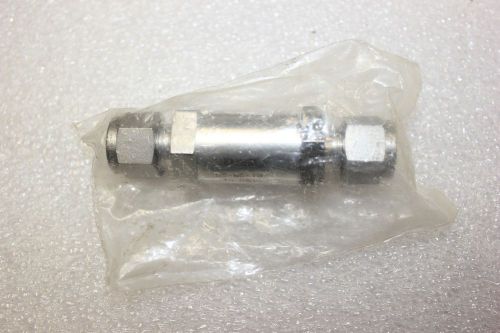 Nupro SS Poppet Check Valve, Fixed Pressure, 3/8 Swagelok SS-6C-10 10PSI  N-10