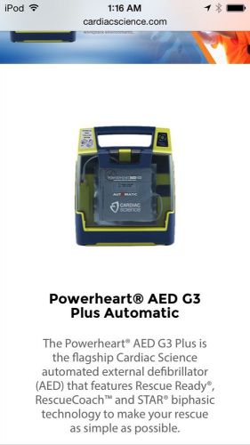 Cardiac science AED powerheart G3