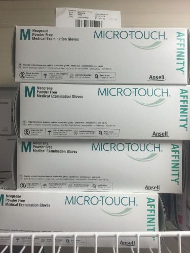Ansell Micro-Touch Affinity Neoprene PF Medical Exam Gloves 700 count Medium