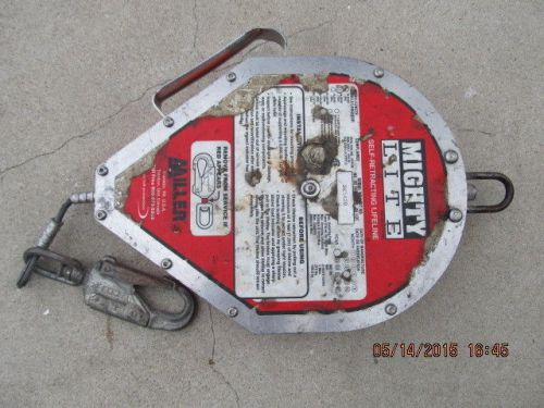 Miller mighty lite rl50 self retracting lifeline fall limiter free ship for sale