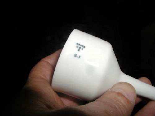 Dozen (12) New Coors Small Size 0 Porcelain Filter Funnels, Laboratory Glassware