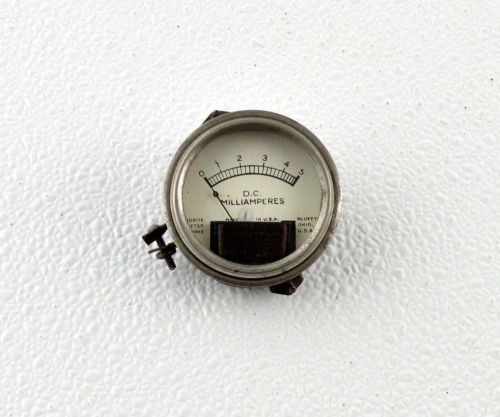 Vintage Readrite Meter Works DC Milliamp Meter- Tested &amp; Working Accurately