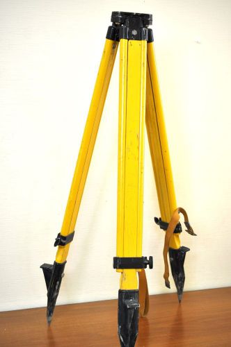 SOVIET VINTAGE folding wooden TRIPOD for THEODOLITE survey level transit