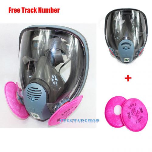 3 in1 Suit Painting Spraying For 3M 6800 Gas Mask Full Face Facepiece Respirator