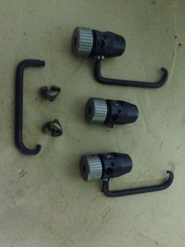 3 Pcs. Ettco No. 2E Tap Holder Body W/ 2 Spring Collets &amp; 3 Wrenches