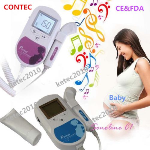 Sonoline C1 LCD Pocket Fetal Doppler/Prenatal Heart Monitor 3mhz Baby Heart Beat