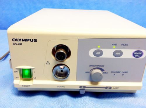 Olympus CV-60 Video Processor System  Console w/ light source &amp; air Model CV 60