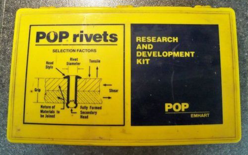 POP Rivets Emhart Research and Development Kit - Assorted Rivet Sizes