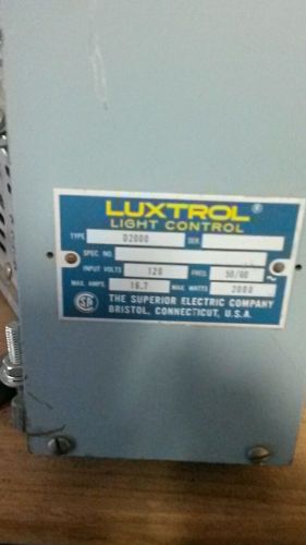 Luxtrol d2000 light control