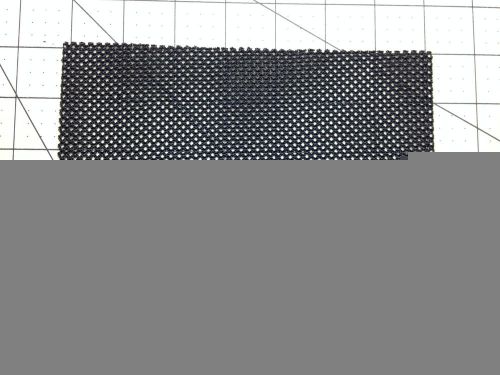 5&#034;x 7&#034; Mil Spec Military Tactical Black Mesh Strips - 2mm Holes - Pack of 20