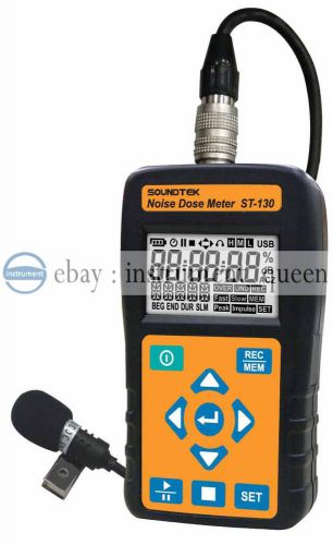 Tenmars st-130 noise dose meter sound level meter usb data logger for sale