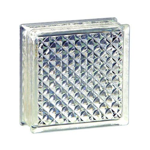 pittsburgh corning corp. 110121 8&#034; x 8&#034; x 3&#034;, Delphi Glass Block, Single