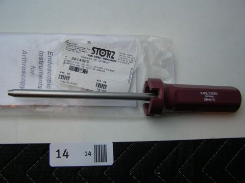 Karl Storz 28140FC Handle Use w-28140SD Threaded Cannula Endoscopy Instruments