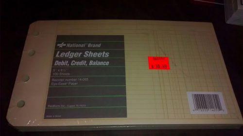 Ledger Sheets 100 Sheets