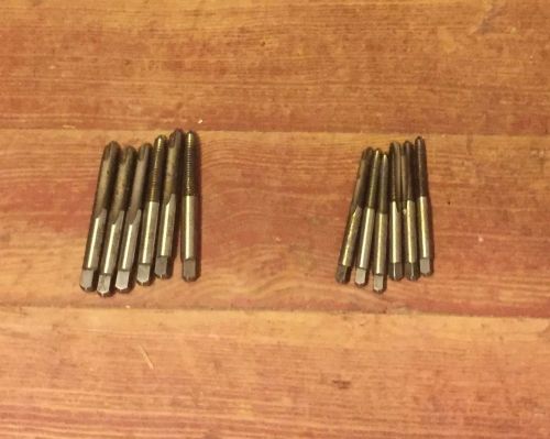 Machinist Assorted Taps Lot of 12