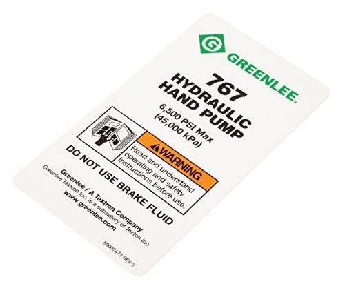 Greenlee 00247 Decal Indent, 1-Pack