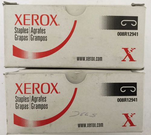 NEW (2) Genuine Xerox Staples 008R12941 15,000 3 Cartridges