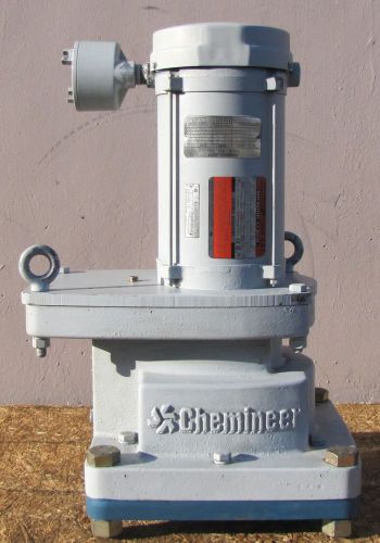 Chemineer 3ctd-2 turbine agitator mixer gear motor 2hp for sale