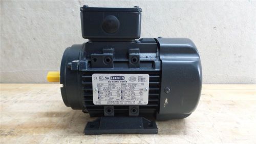 Leeson 192038.30 1/2 1650 rpm 230/460v 3-phase metric motor for sale