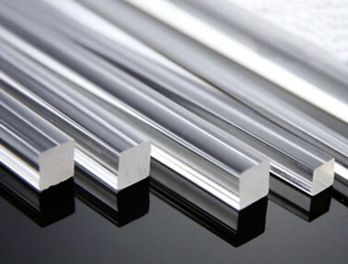 1qty clear acrylic square rod 1/4&#034; x 1/4&#034; x 10&#034;(inches) for sale
