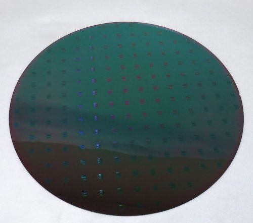 [LOT 3]8&#034; 200mm Silicon Wafer for Art Projects Cool Pattern Blank Back #49