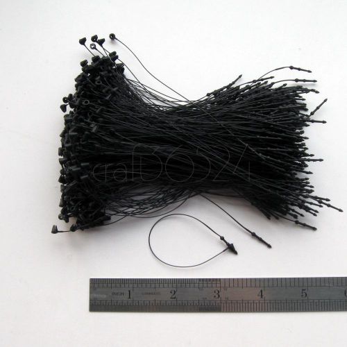 2000 pcs Black Manual Security Loop lock pins Tagging Fasteners 5 &#034; for Clothing