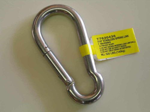 SPRING LINK. 7/16&#034; #T7630436. STAINLESS! NEW!