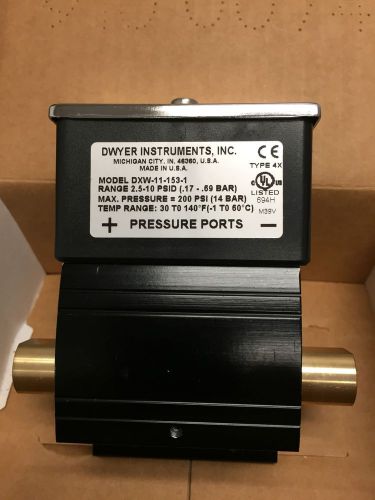 Dwyer series dx differential pressure switch dxw-11-153-1 for sale
