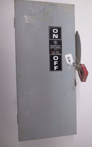 GE 60A 600V Fusible Heavy Duty Safety Switch #509