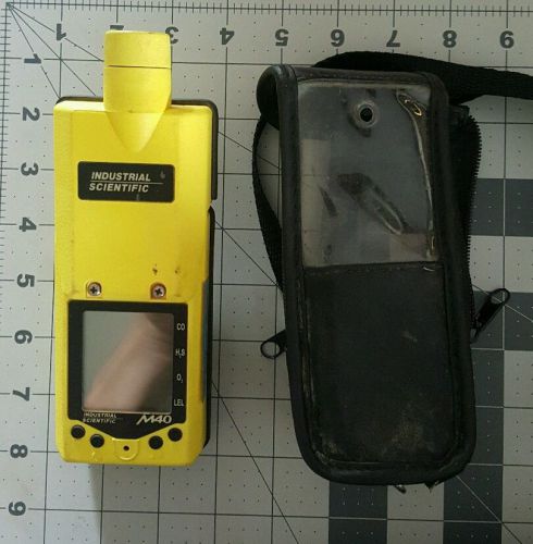 Industrial scientific m40 gas detector with sp40 sample pump. unit only. unteste for sale