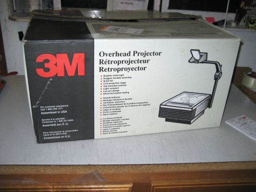 NEW 3M 9100 Overhead Projector, 2 lamps, w/user manual, fold/portable w/warranty