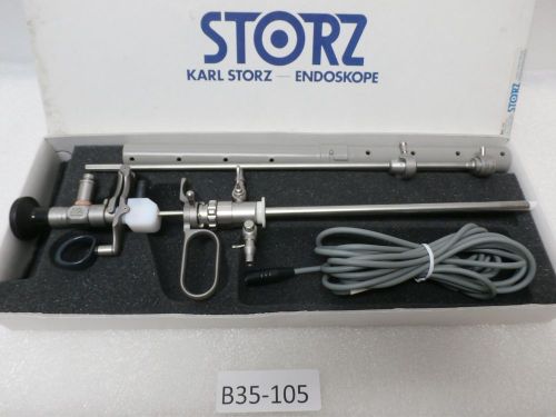 Storz 27020BA Cystoscope 2.9mmx30* &amp; 26055E Woking Element,26055LD Outer Sheath