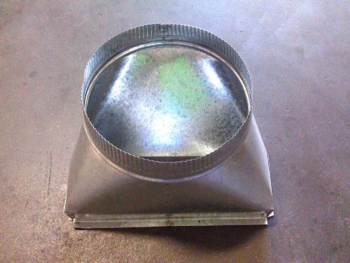 4&#034; x 13 3/4 RECTANGLE TO A 10&#034; ROUND DUCT/ VENTING TRANSITION PART # 800163