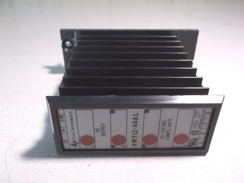 USED TEXAS INSTRUMENTS AC OUTPUT 6MT12-40AL FREE SHIPPING