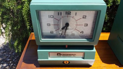 Acroprint Print Time Clock  MADE IN USA...LOOKS NEW!   MODEL 125NR4