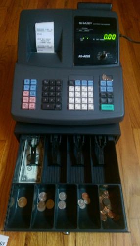 Sharp XE-A406 Dual Printing USB Cash Register