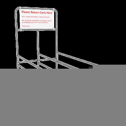 National Cart Co CC-603-28 Double-entry 28&#039;L Cart Corral