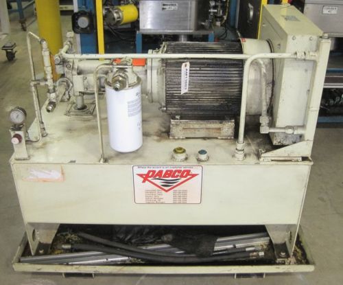 (1) pabco fluid power hydraulic power unit - used - am13603 for sale