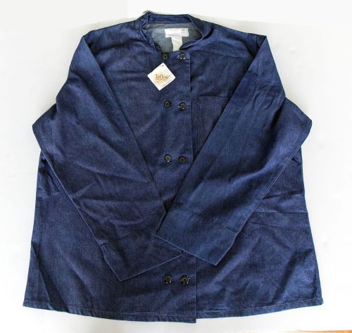 NEW Denim Teflon Chefs Coat - Great Fit and Function - Size 2X