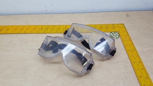 Lot of 2 AOS Safety Centurion Goggles, Vented Clear Impact Goggles Safety Goggle
