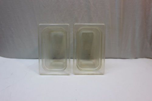 Lot of 2 rubbermaid nsf steam table pans .90 qt. capacity for sale