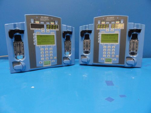 2 x alaris ivac 7230 signature edition gold dual channel infusion pump (10508) for sale
