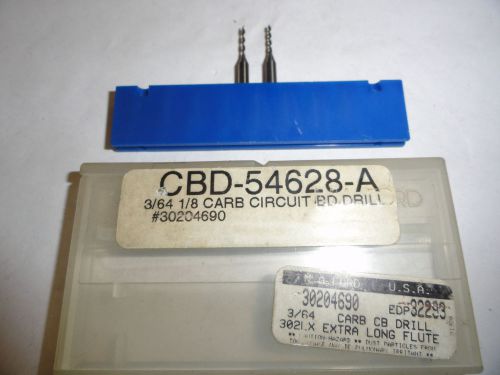 MA Ford 3/64&#034; Carbide Circuit Board Drill Bits, 30204690
