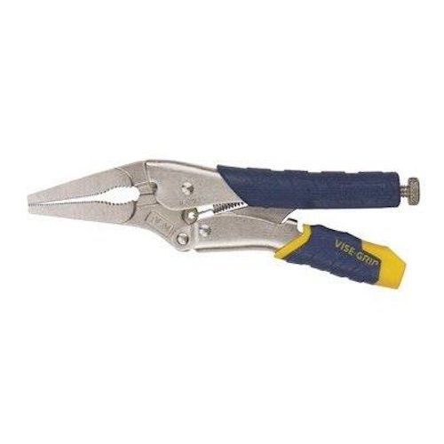 Irwin - fast release™ long nose locking pliers with wire cutter (14t) for sale