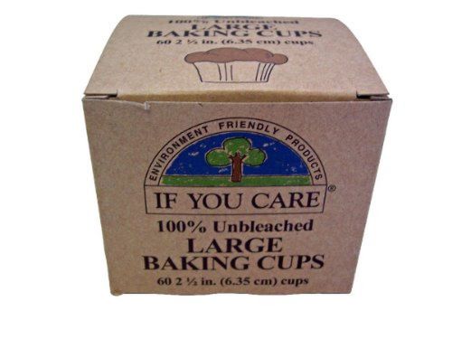 If You Care IUC-62207P6 Baking Cups, Large 2 1-2, Brown, 60 count. This contains
